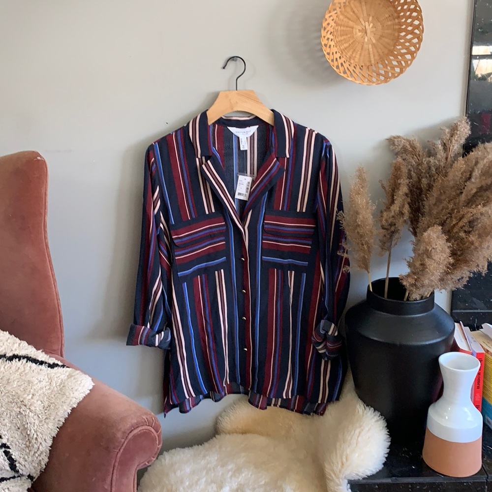 Vintage style button up